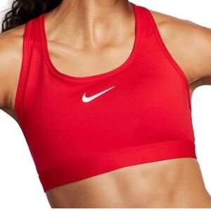Nike Dri Fit Classic Red Sports Bra. Size S EUC